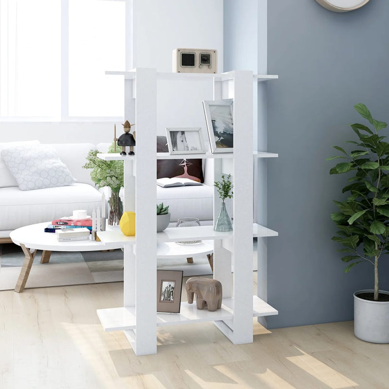 Boekenkast/kamerscherm 80x30x123,5 wit MeubelReus