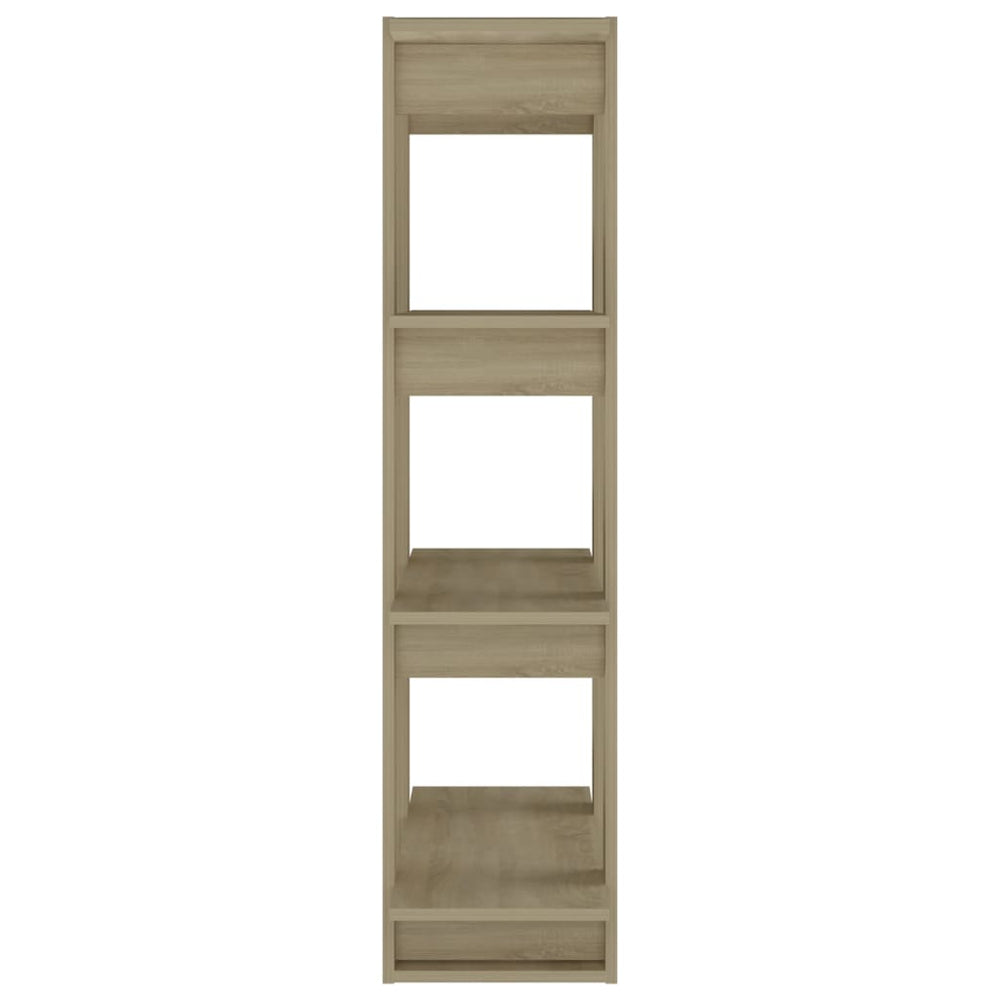 Boekenkast/kamerscherm 80x30x123,5 cm sonoma eikenkleurig MeubelReus