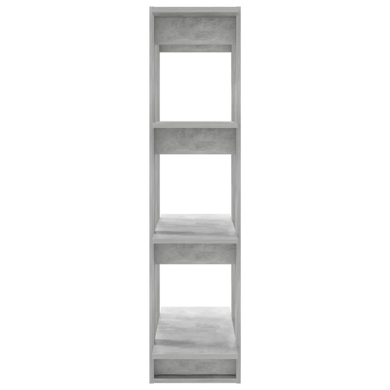Boekenkast/kamerscherm 80x30x123,5 cm betongrijs MeubelReus