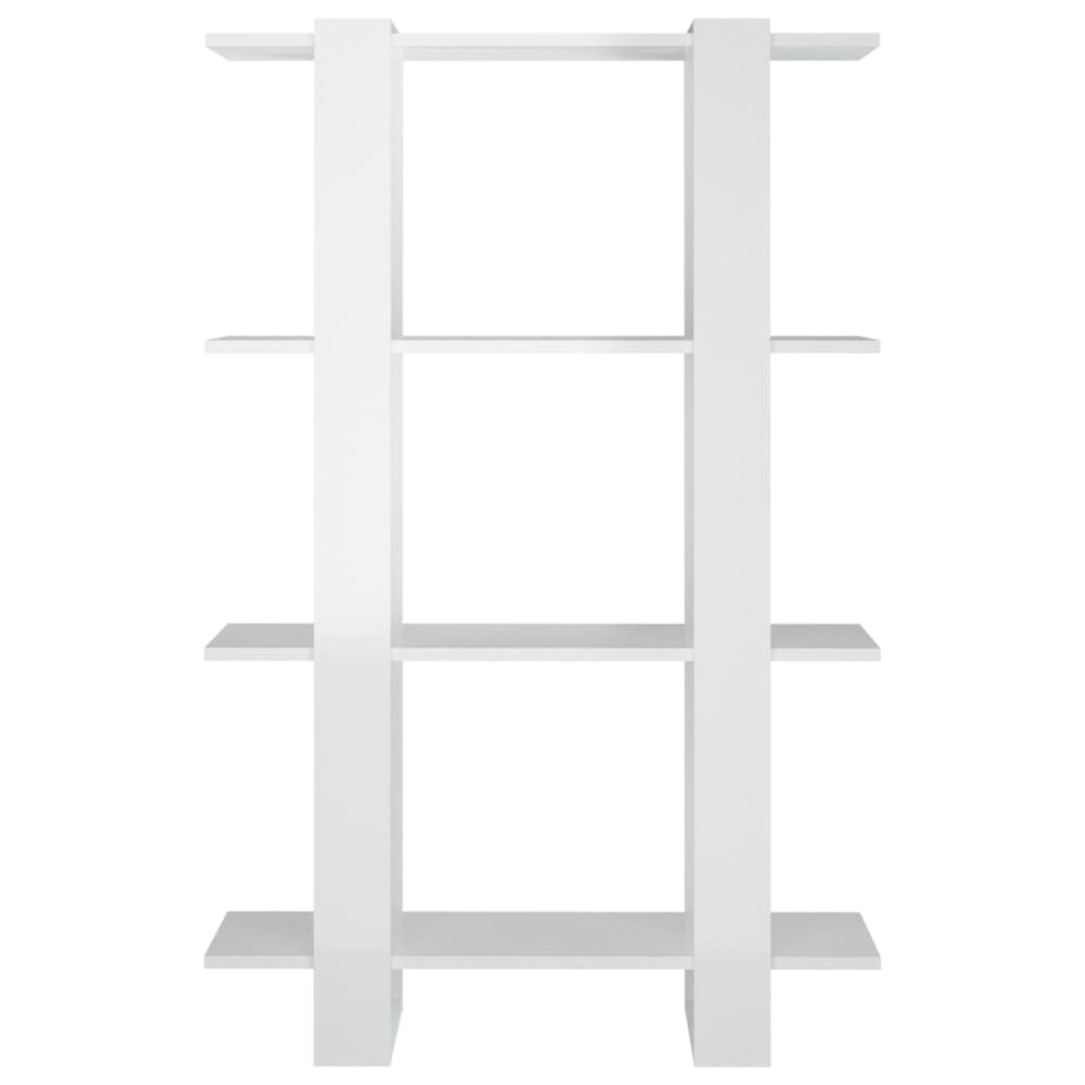 Boekenkast/kamerscherm 80x30x123,5 hoogglans wit MeubelReus