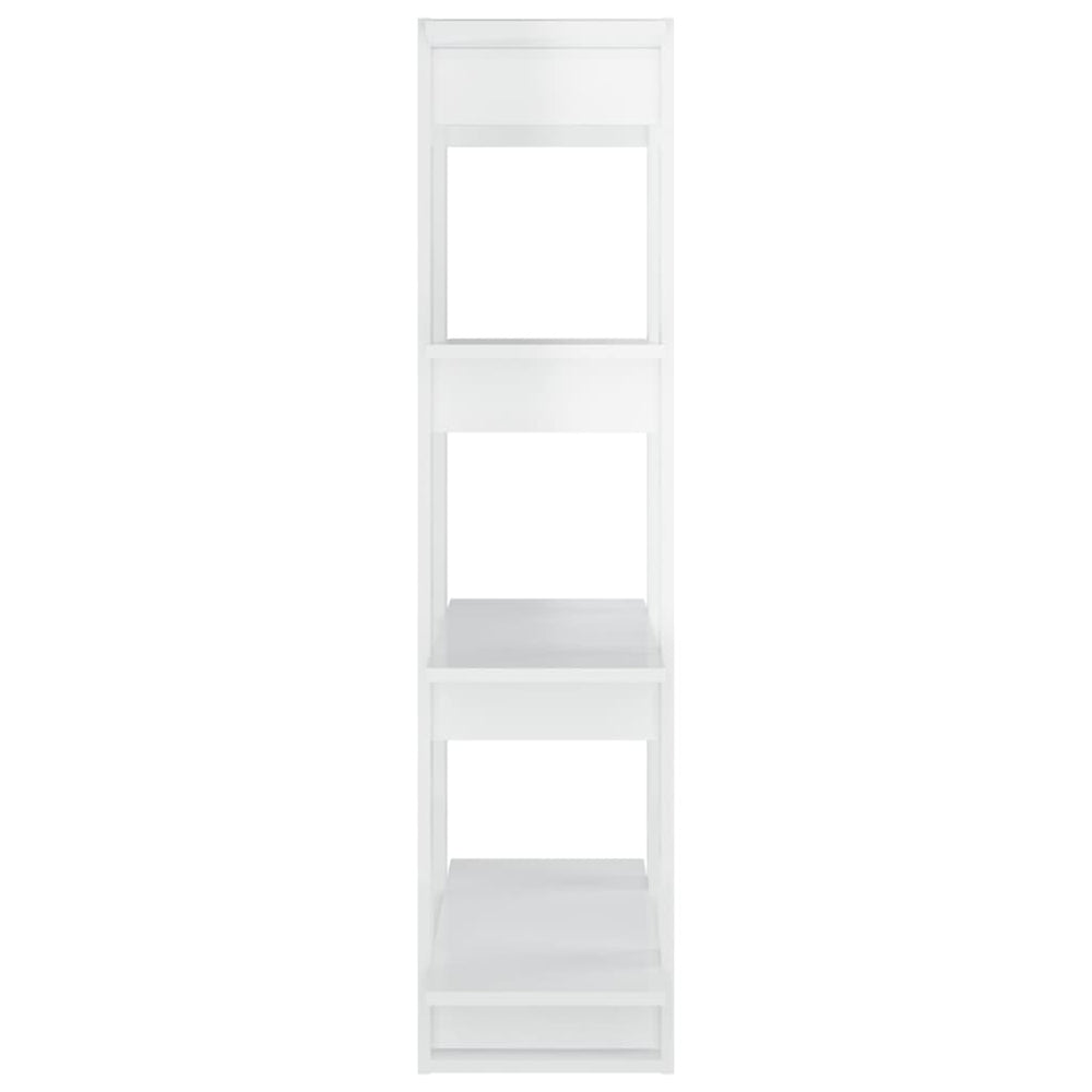Boekenkast/kamerscherm 80x30x123,5 hoogglans wit MeubelReus