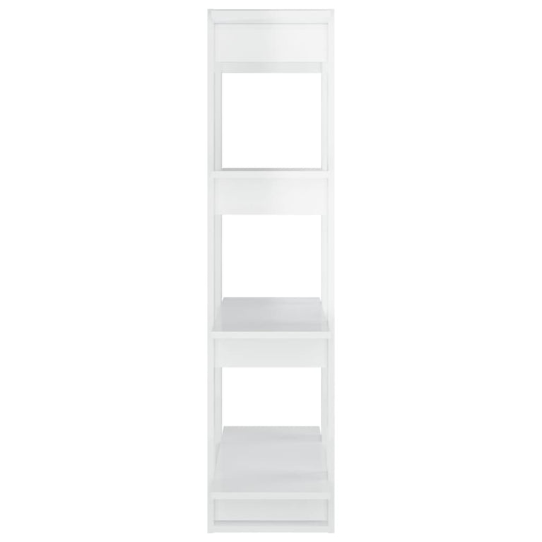 Boekenkast/kamerscherm 80x30x123,5 hoogglans wit MeubelReus