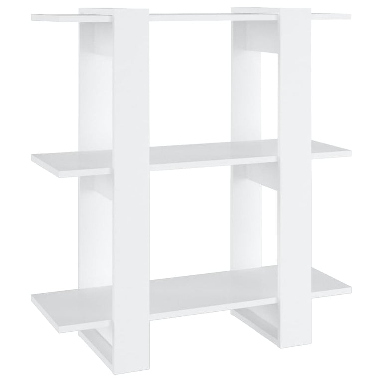 Boekenkast/kamerscherm 80x30x87 cm wit MeubelReus