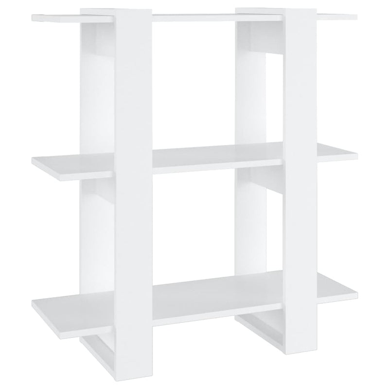 Boekenkast/kamerscherm 80x30x87 cm wit MeubelReus