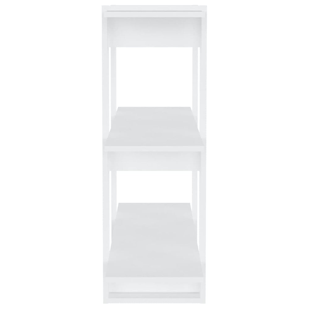 Boekenkast/kamerscherm 80x30x87 cm wit MeubelReus