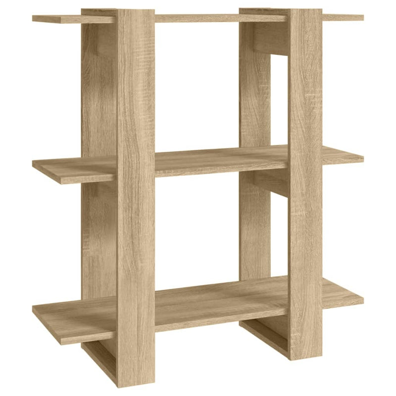 Boekenkast/kamerscherm 80x30x87 cm sonoma eikenkleurig MeubelReus