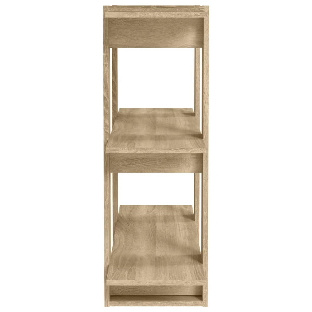 Boekenkast/kamerscherm 80x30x87 cm sonoma eikenkleurig MeubelReus