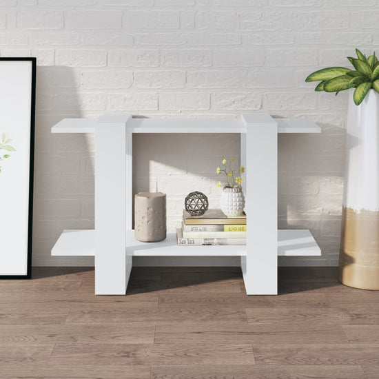 Boekenkast/kamerscherm 80x30x51 cm wit MeubelReus