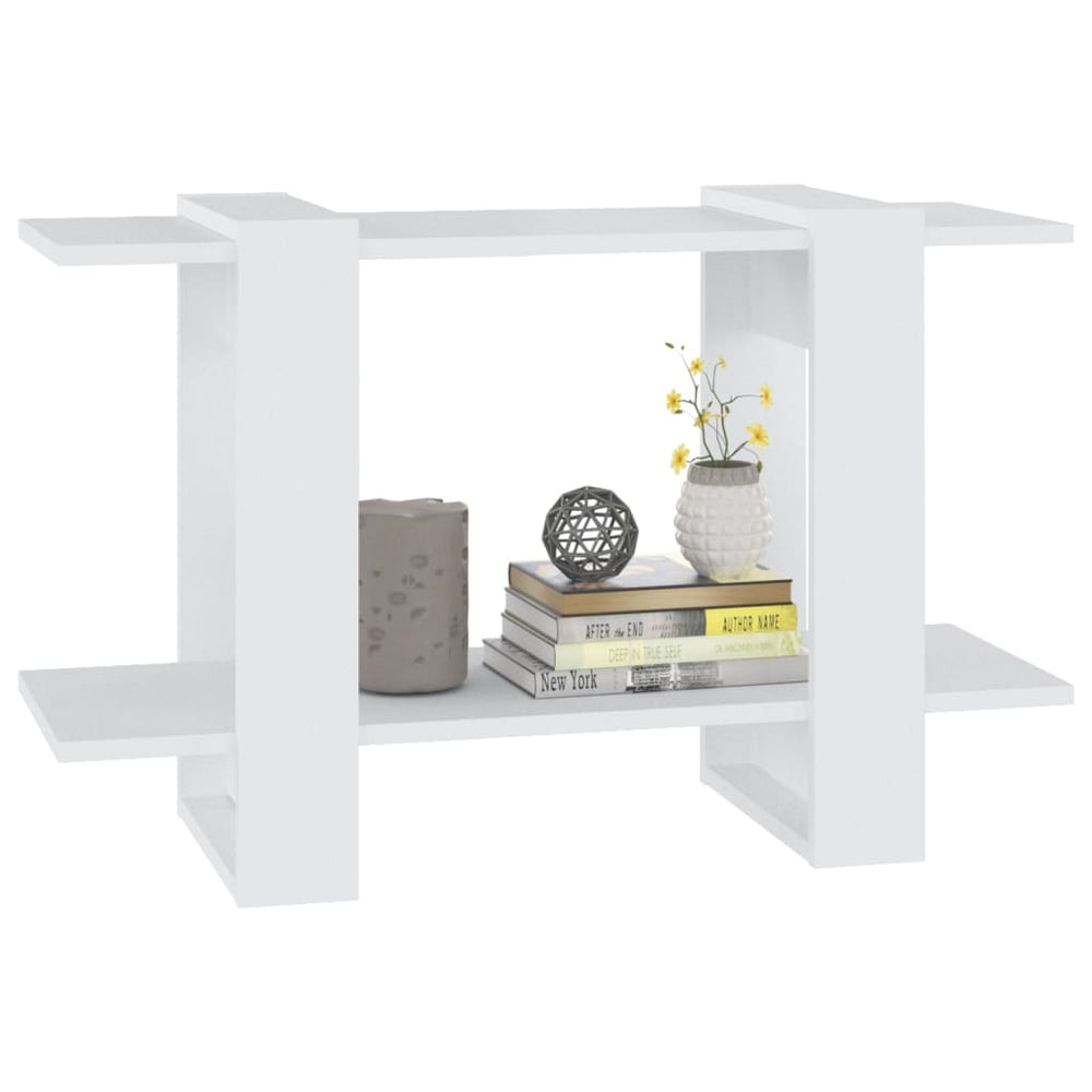 Boekenkast/kamerscherm 80x30x51 cm wit MeubelReus