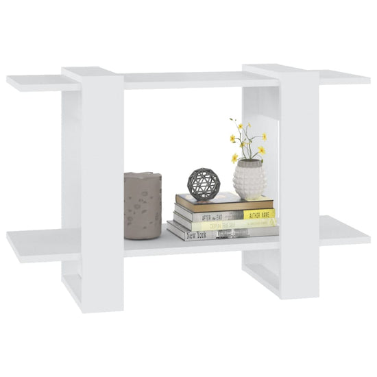 Boekenkast/kamerscherm 80x30x51 cm wit MeubelReus