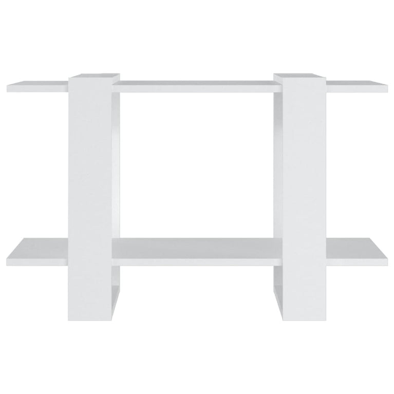 Boekenkast/kamerscherm 80x30x51 cm wit MeubelReus