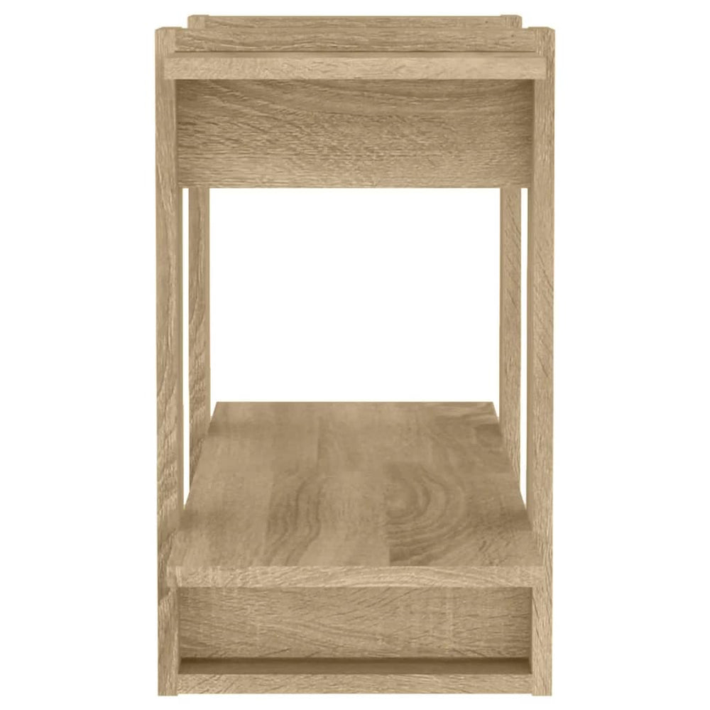 Boekenkast/kamerscherm 80x30x51 cm sonoma eikenkleurig MeubelReus