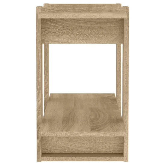 Boekenkast/kamerscherm 80x30x51 cm sonoma eikenkleurig MeubelReus