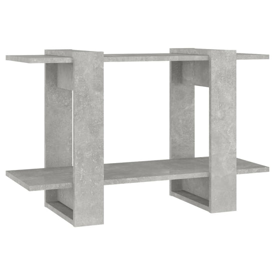 Boekenkast/kamerscherm 80x30x51 cm betongrijs MeubelReus