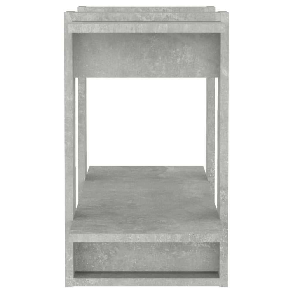 Boekenkast/kamerscherm 80x30x51 cm betongrijs MeubelReus