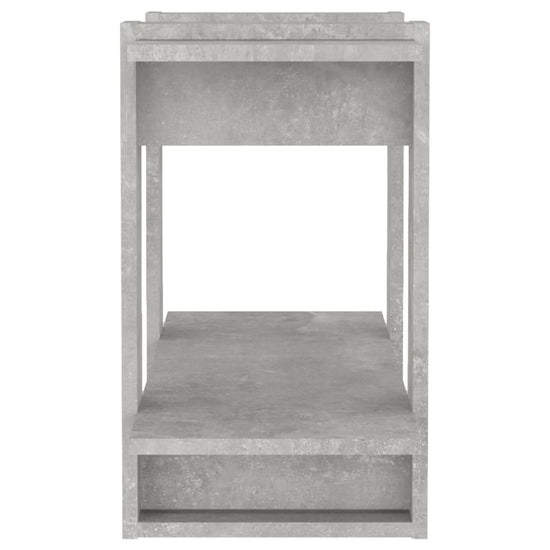 Boekenkast/kamerscherm 80x30x51 cm betongrijs MeubelReus