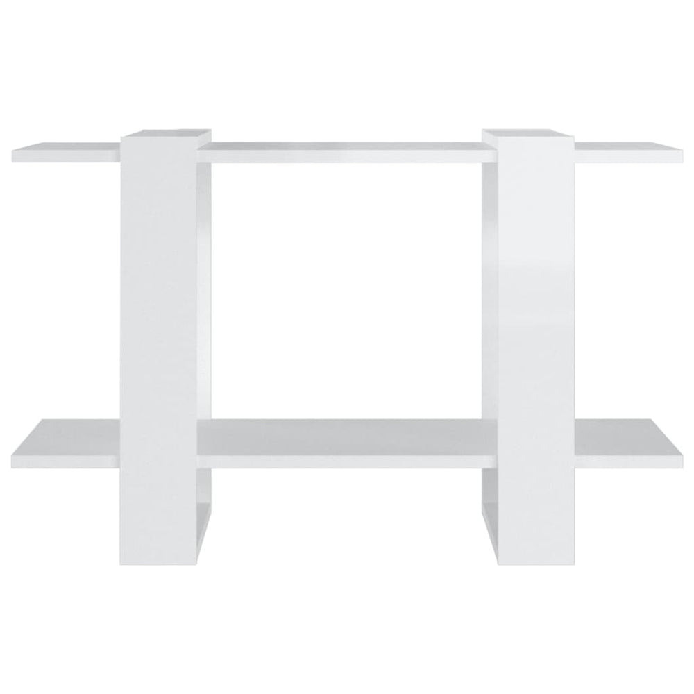 Boekenkast/kamerscherm 80x30x51 cm hoogglans wit MeubelReus