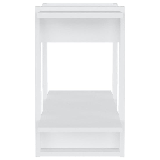 Boekenkast/kamerscherm 80x30x51 cm hoogglans wit MeubelReus