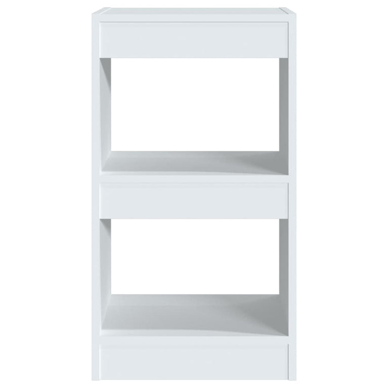 Boekenkast/kamerscherm 40x30x72 cm wit