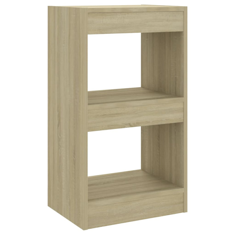 Boekenkast/kamerscherm 40x30x72 cm sonoma eikenkleurig MeubelReus