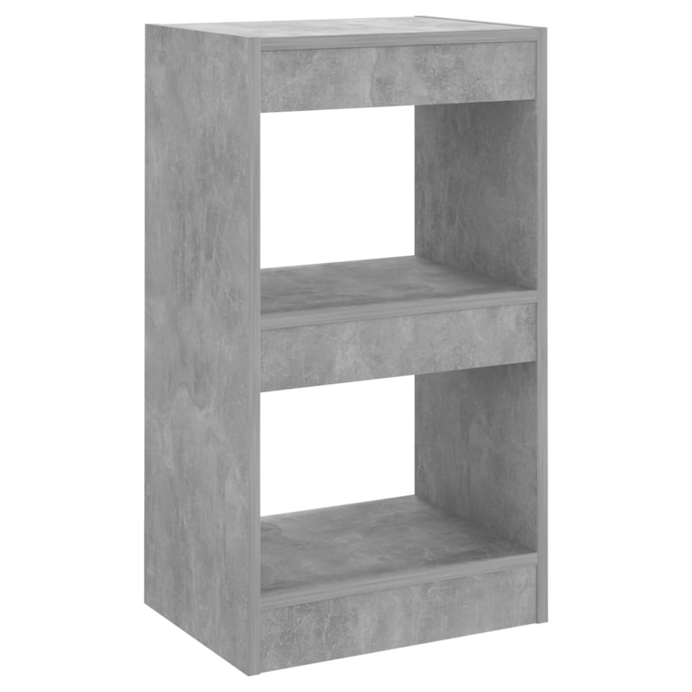 Boekenkast/kamerscherm 40x30x72 cm betongrijs MeubelReus