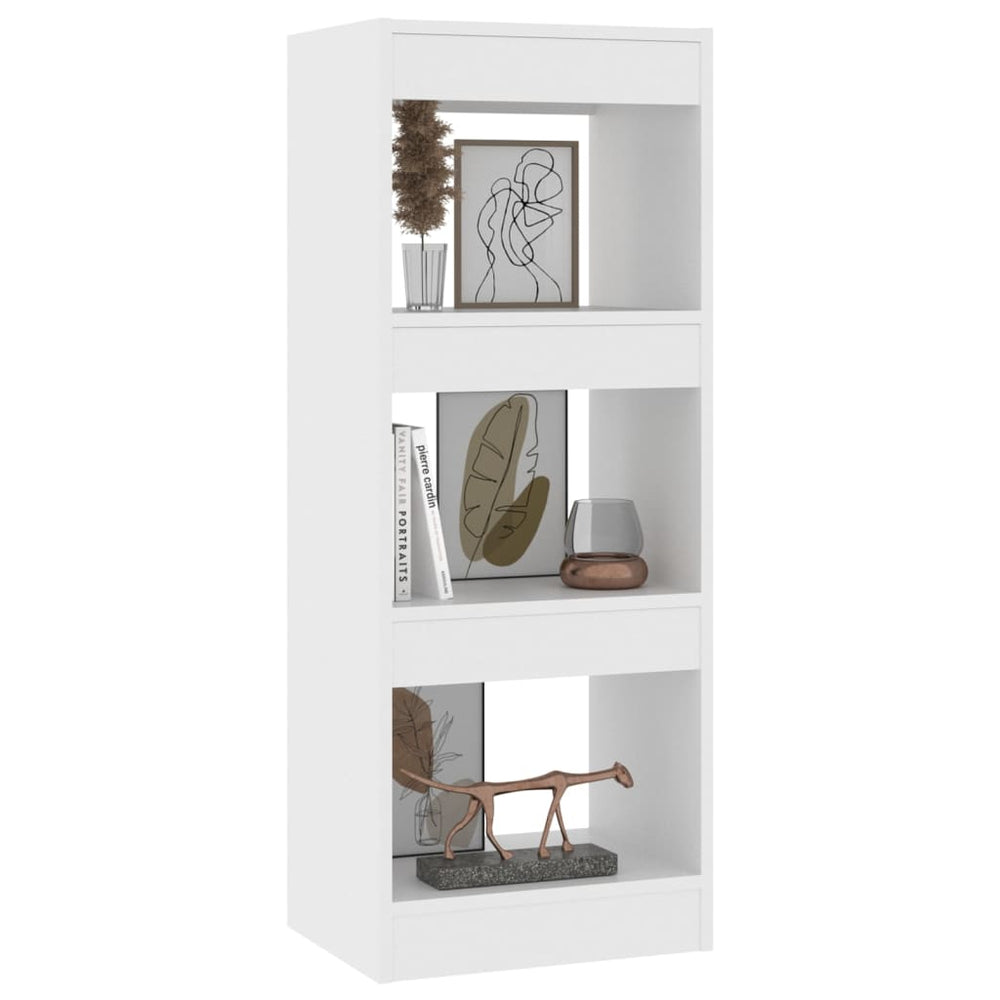 Boekenkast/kamerscherm 40x30x103 cm spaanplaat wit MeubelReus