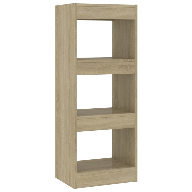 Boekenkast/kamerscherm 40x30x103 cm spaanplaat sonoma eiken