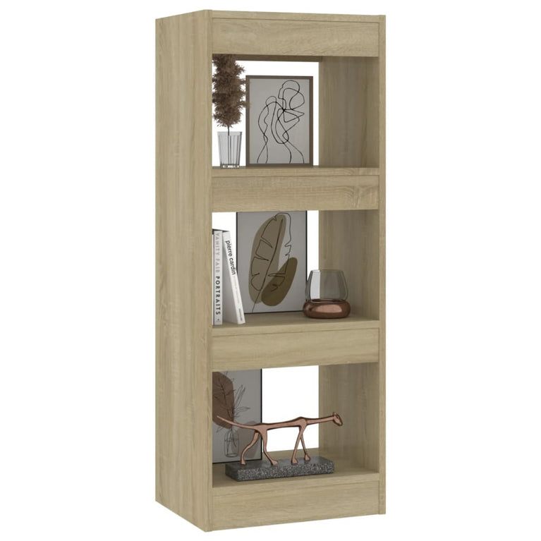 Boekenkast/kamerscherm 40x30x103 cm spaanplaat sonoma eiken