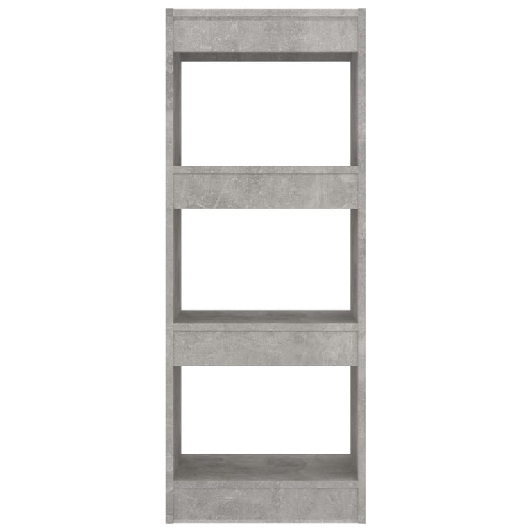 Boekenkast/kamerscherm 40x30x103 cm spaanplaat betongrijs MeubelReus