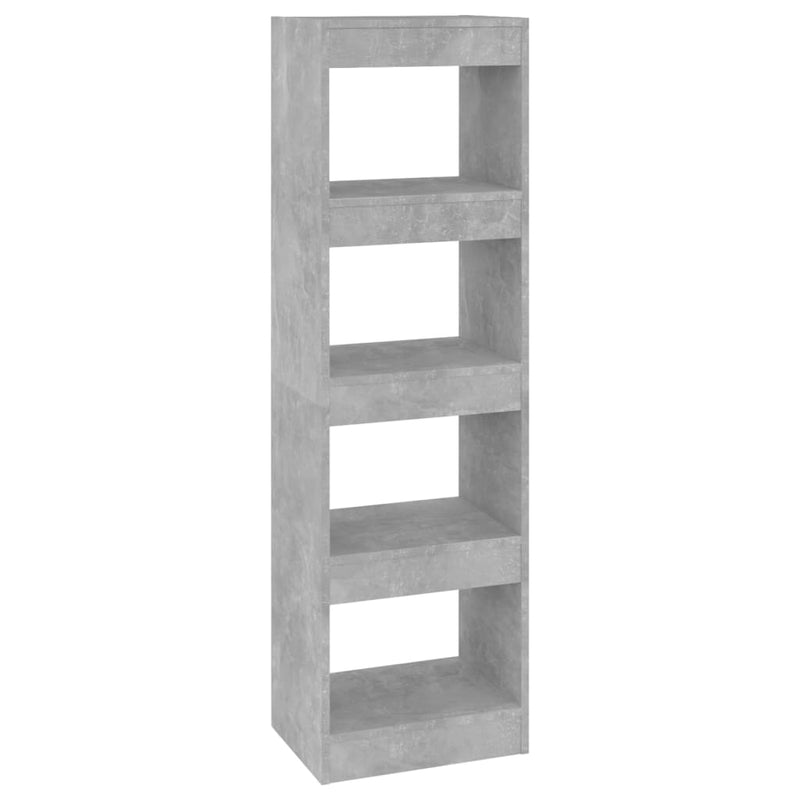 Boekenkast/kamerscherm 40x30x135 cm betongrijs MeubelReus