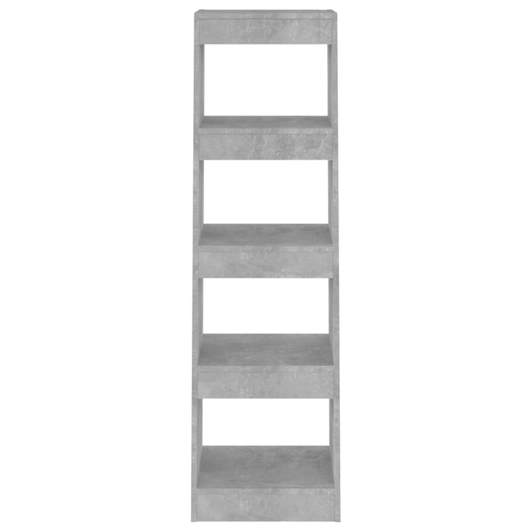 Boekenkast/kamerscherm 40x30x135 cm betongrijs MeubelReus