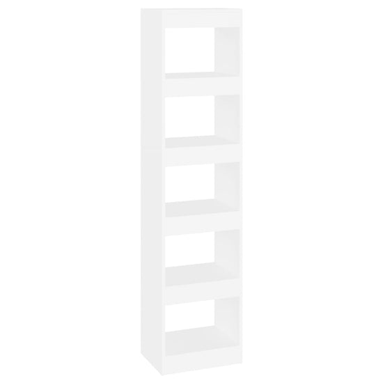 Boekenkast/kamerscherm 40x30x166 cm wit MeubelReus