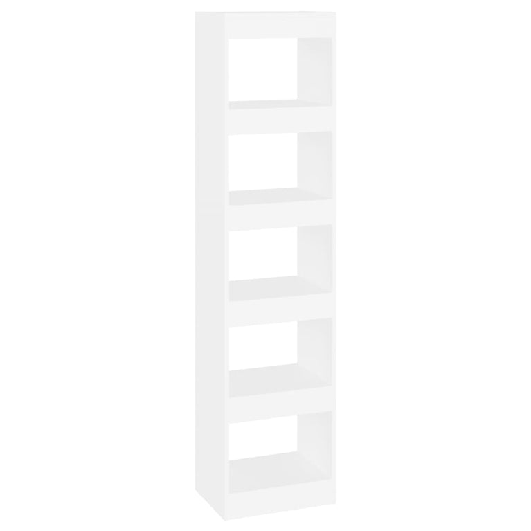 Boekenkast/kamerscherm 40x30x166 cm wit MeubelReus