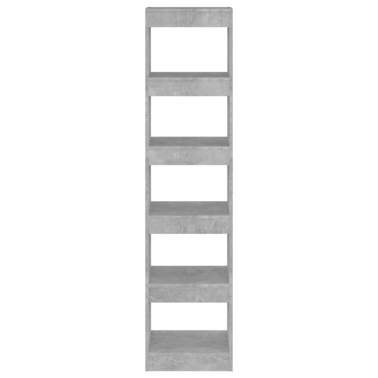 Boekenkast/kamerscherm 40x30x166 cm betongrijs MeubelReus