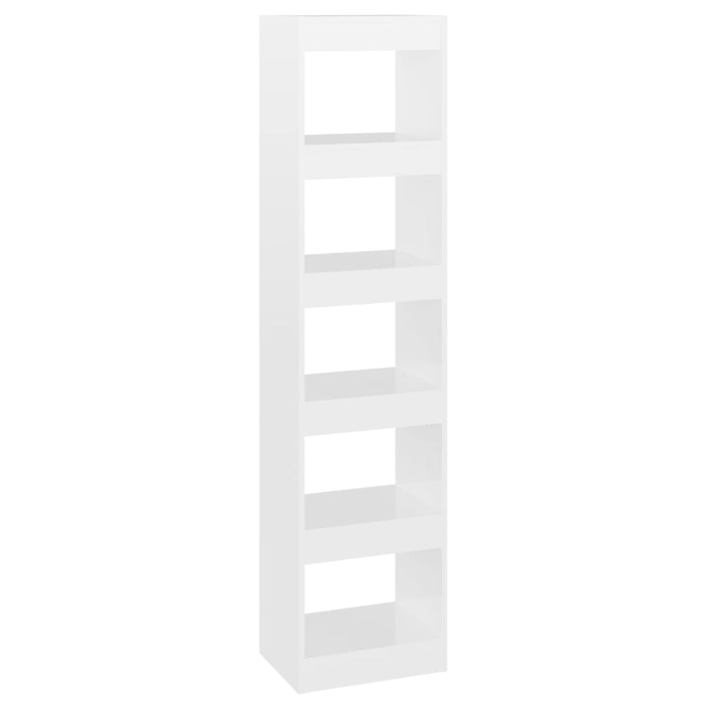 Boekenkast/kamerscherm 40x30x166 cm hoogglans wit MeubelReus