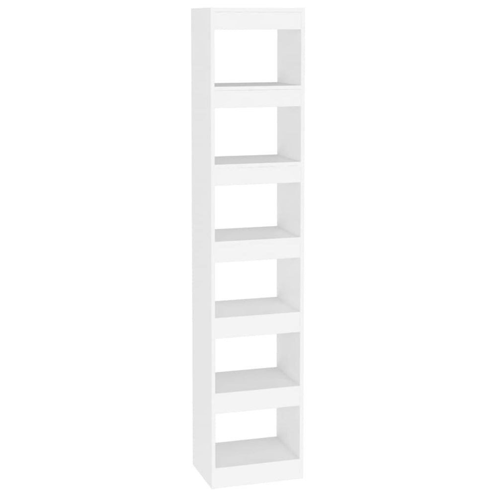 Boekenkast/kamerscherm 40x30x198 cm wit MeubelReus