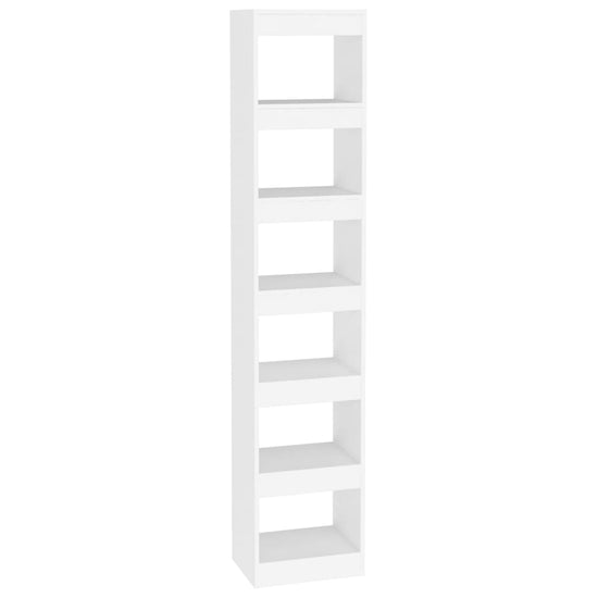 Boekenkast/kamerscherm 40x30x198 cm wit MeubelReus