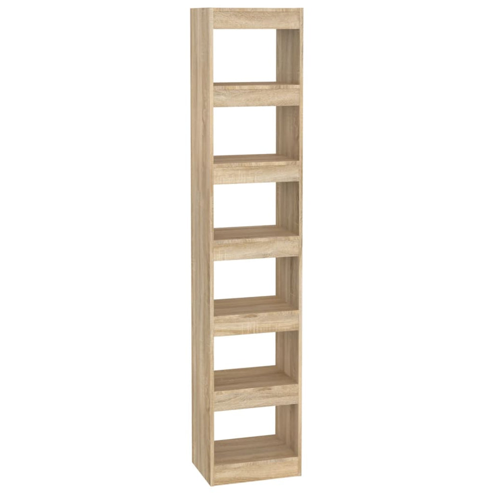 Boekenkast/kamerscherm 40x30x198 cm sonoma eikenkleurig MeubelReus