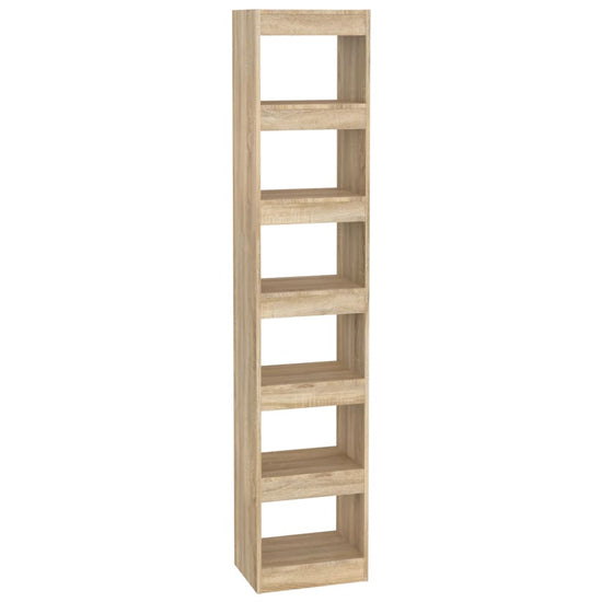 Boekenkast/kamerscherm 40x30x198 cm sonoma eikenkleurig MeubelReus