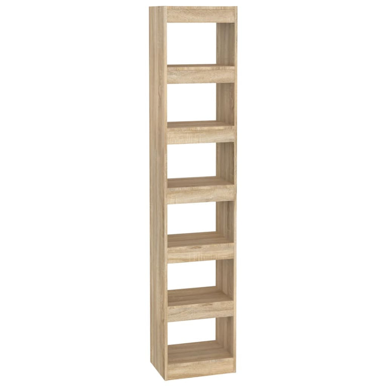 Boekenkast/kamerscherm 40x30x198 cm sonoma eikenkleurig MeubelReus