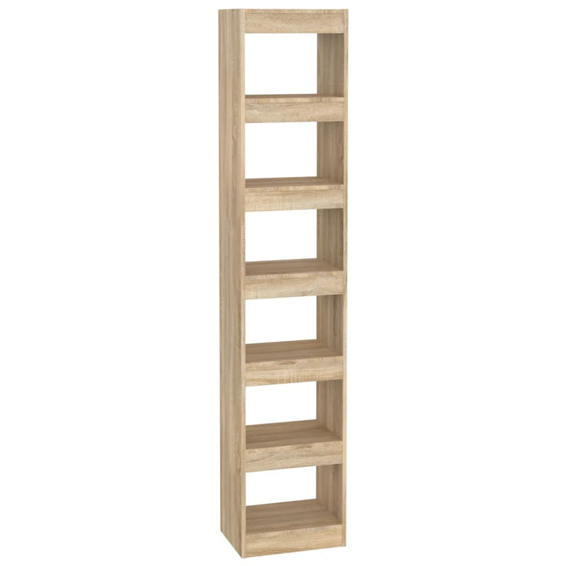Boekenkast/kamerscherm 40x30x198 cm sonoma eikenkleurig MeubelReus