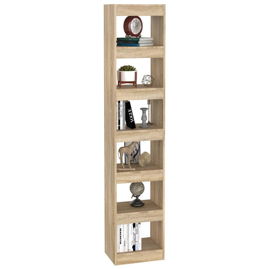 Boekenkast/kamerscherm 40x30x198 cm sonoma eikenkleurig MeubelReus