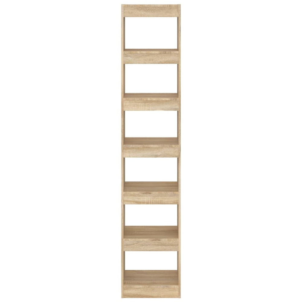 Boekenkast/kamerscherm 40x30x198 cm sonoma eikenkleurig MeubelReus