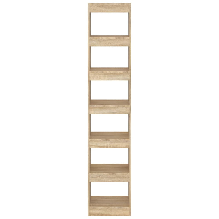 Boekenkast/kamerscherm 40x30x198 cm sonoma eikenkleurig MeubelReus