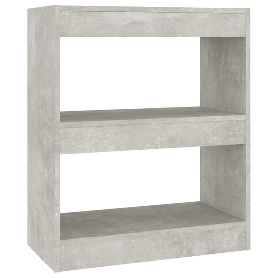 Boekenkast/kamerscherm 60x30x72 cm betongrijs MeubelReus