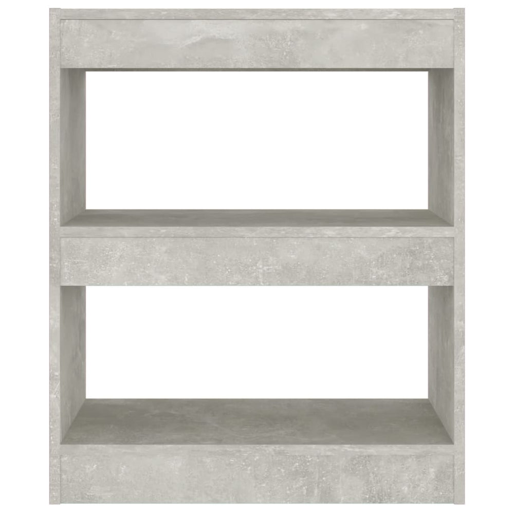 Boekenkast/kamerscherm 60x30x72 cm betongrijs MeubelReus