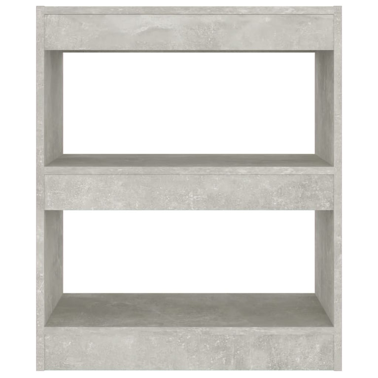 Boekenkast/kamerscherm 60x30x72 cm betongrijs MeubelReus