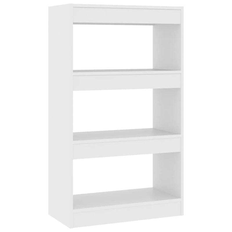 Boekenkast/kamerscherm 60x30x103 cm spaanplaat wit MeubelReus