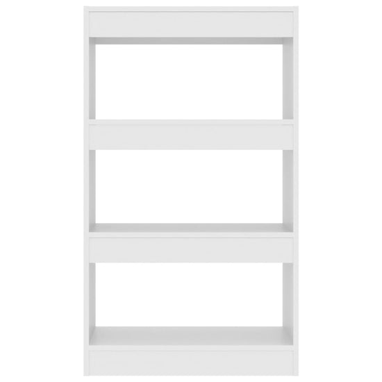 Boekenkast/kamerscherm 60x30x103 cm spaanplaat wit MeubelReus