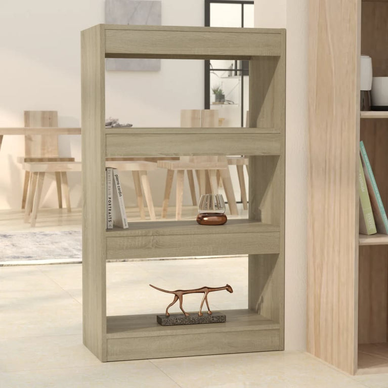 Boekenkast/kamerscherm 60x30x103 cm spaanplaat sonoma eiken MeubelReus